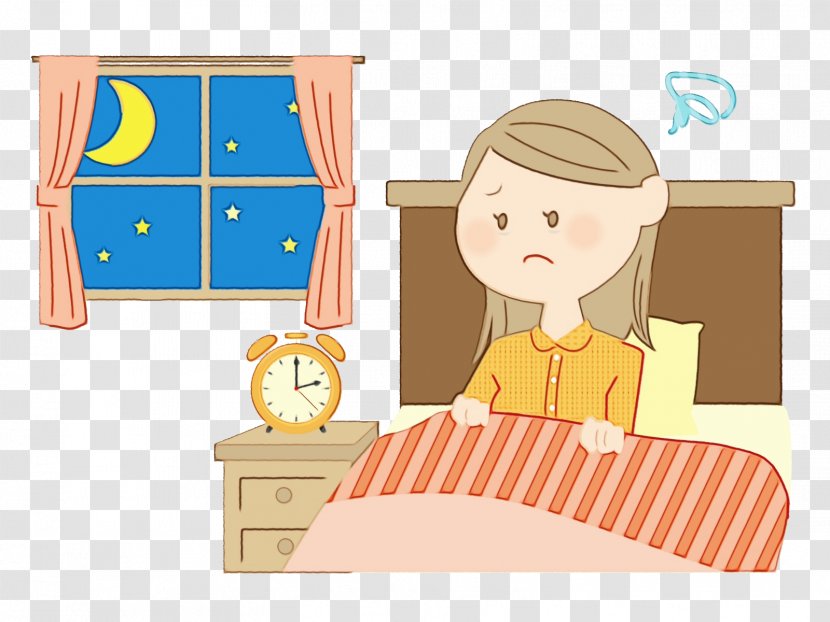 Stress Cartoon - Sleep - Child Furniture Transparent PNG