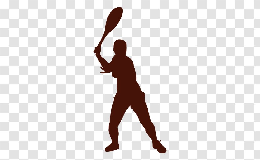 Tennis Player Silhouette Transparent PNG