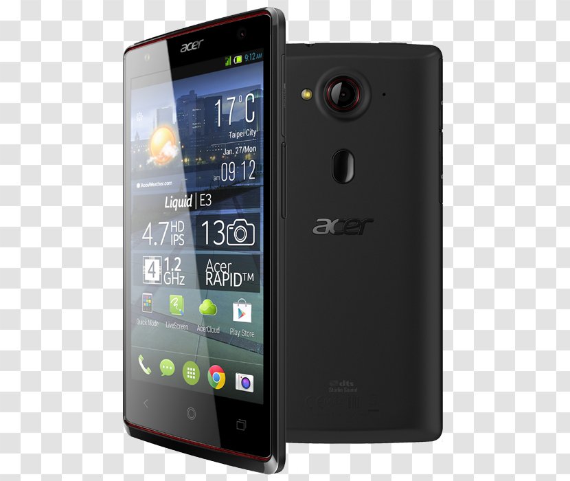 Acer Liquid A1 Sony Xperia E3 PLUS - Mobile Phones - Black Smartphone TelephoneSmartphone Transparent PNG