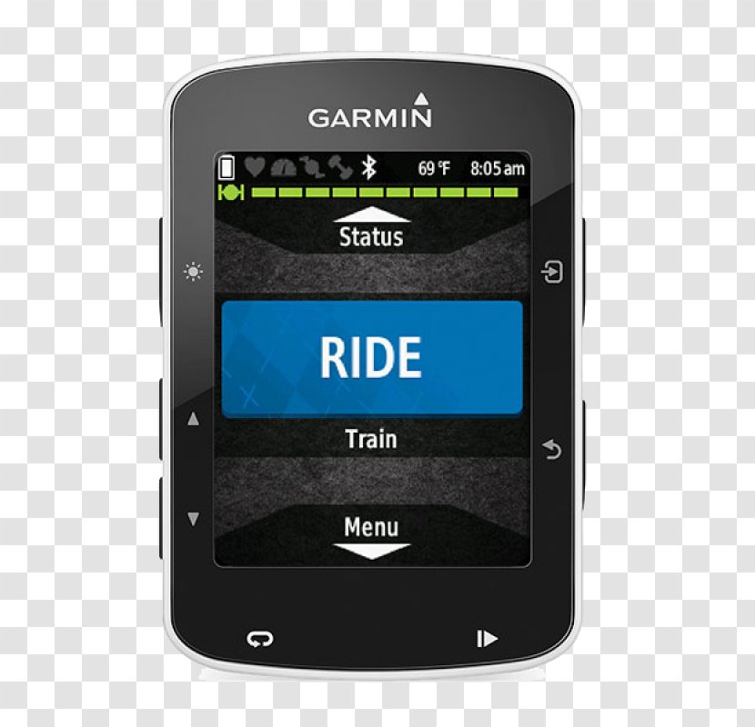GPS Navigation Systems Mobile Phones Bicycle Garmin Edge 520 Ltd. - Silhouette Transparent PNG