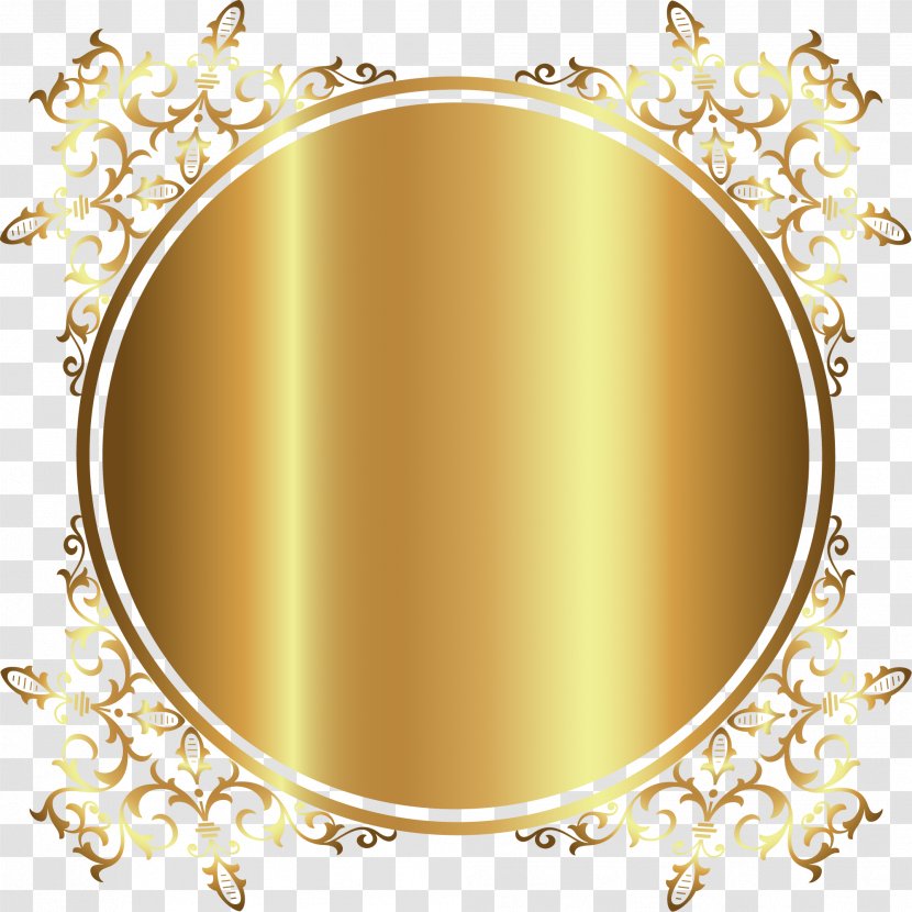 Drawing Gold Cartoon - Golden Circle Transparent PNG