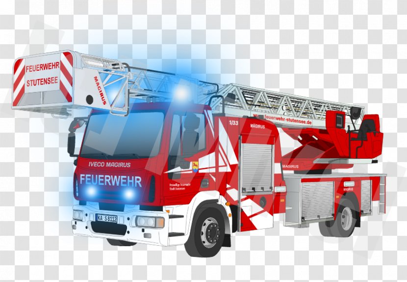 Fire Engine Department Firefighter Public Utility Emergency - Cargo Transparent PNG