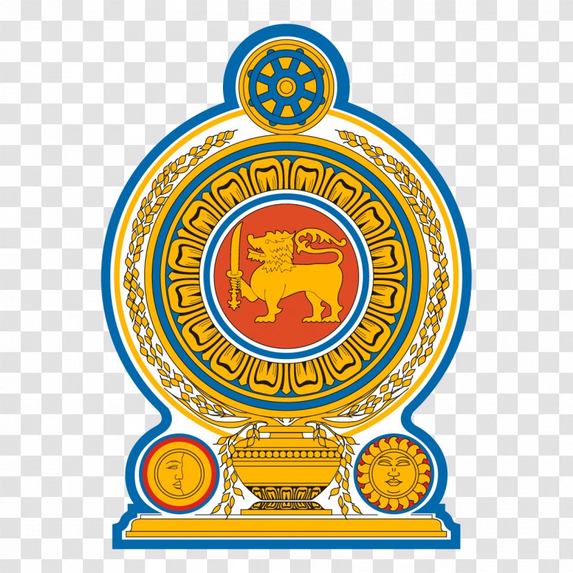 Emblem Of Sri Lanka Coat Arms National Embassy In Moscow - Crest - Srilanka Transparent PNG
