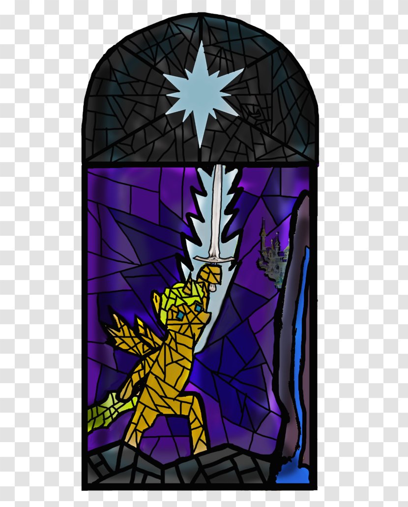 Stained Glass Character Fiction - Stain Transparent PNG