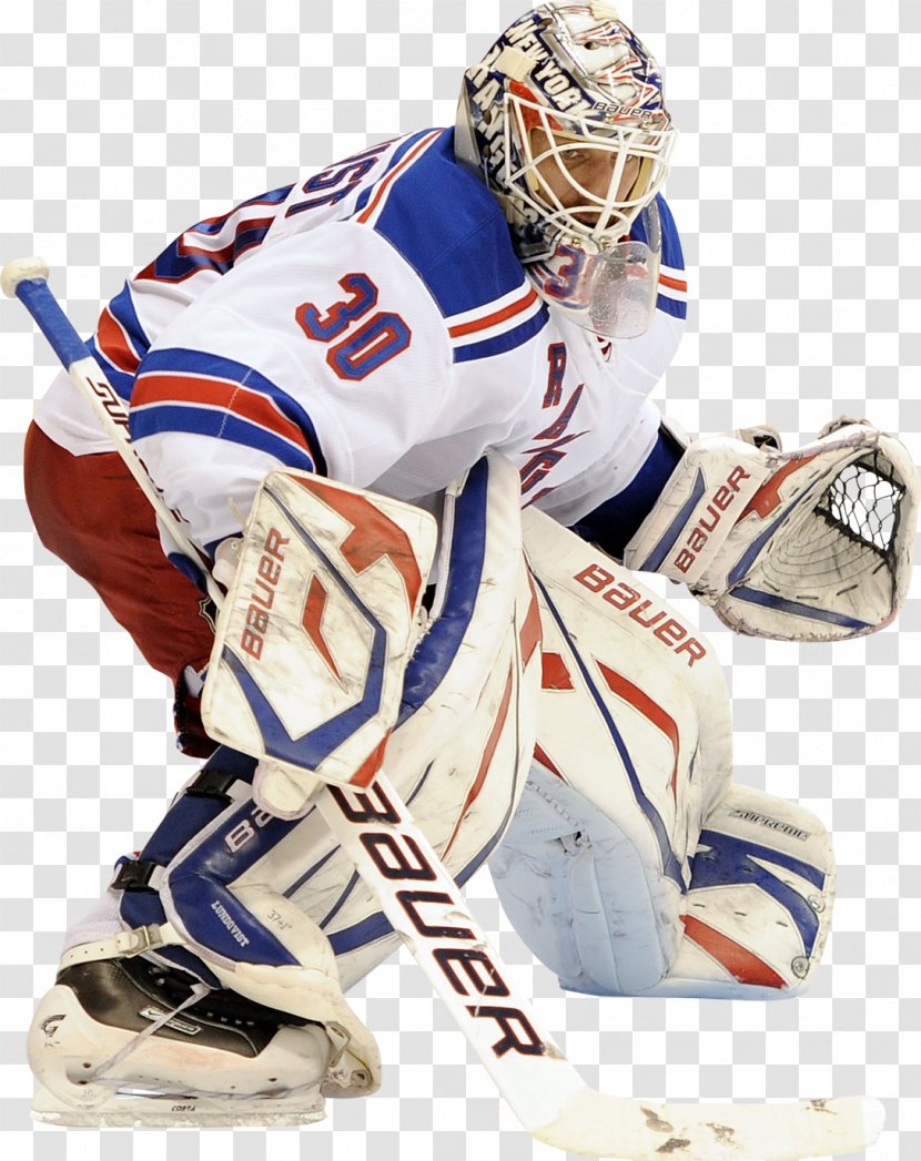 Goaltender Mask New York Rangers National Hockey League Ice - Kevin Hayes - Skates Transparent PNG