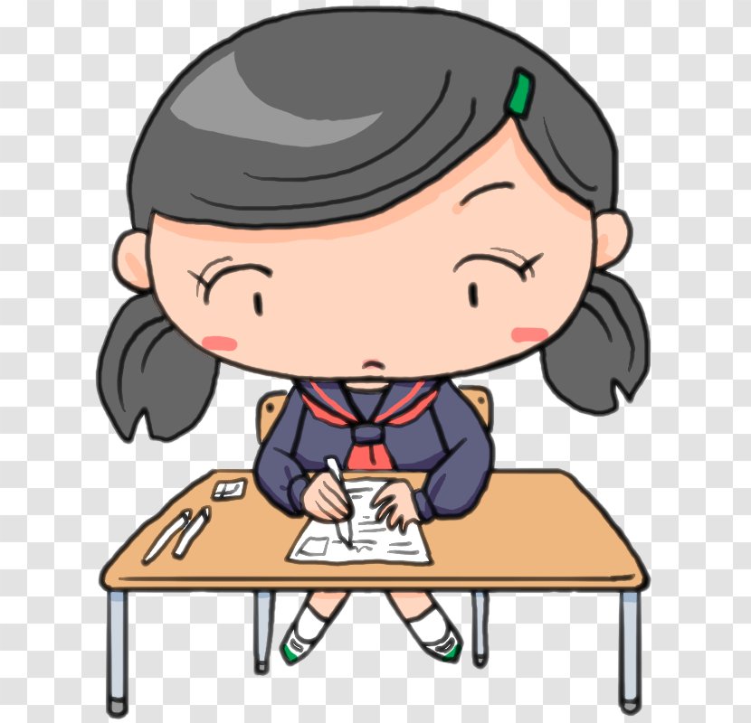 定期考査 Educational Entrance Examination Juku 中学校 Student - Cartoon Transparent PNG
