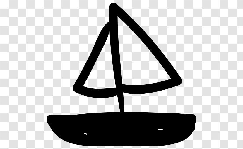 Sailboat - Boat - Hand-painted Sailing Icon Image Download Transparent PNG
