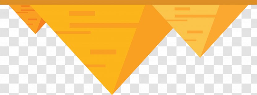 Triangle Download Pyramid - Inverted - Yellow Transparent PNG