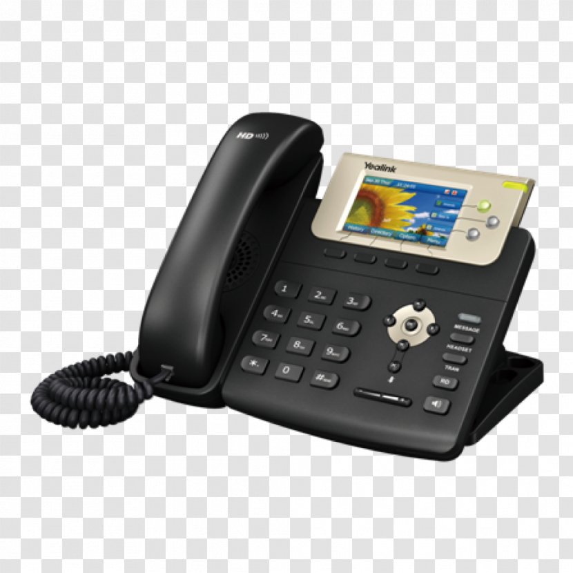 VoIP Phone Yealink SIP-T32G Session Initiation Protocol Power Over Ethernet Voice IP - Sipt52s Media Ip - Voip Transparent PNG