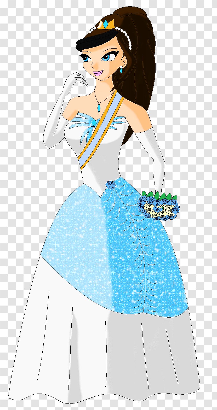 Gown Costume Microsoft Azure - Cartoon - Bride Team Transparent PNG