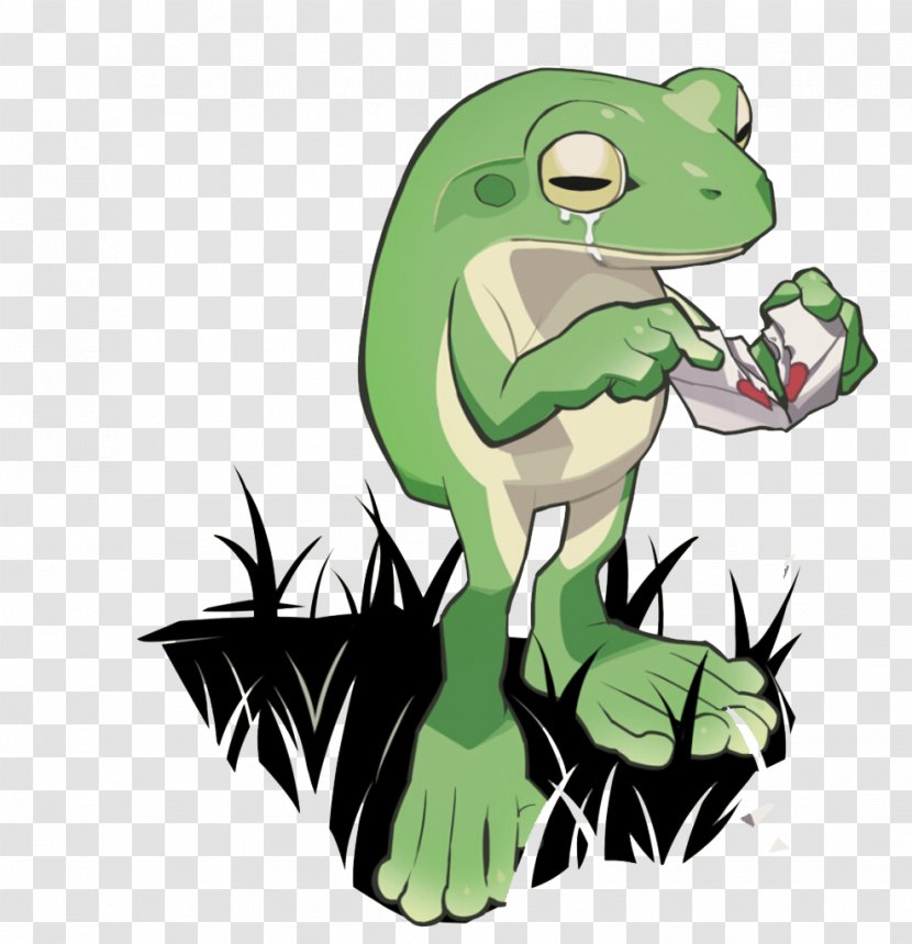 Frog Cartoon Illustration - Green Transparent PNG