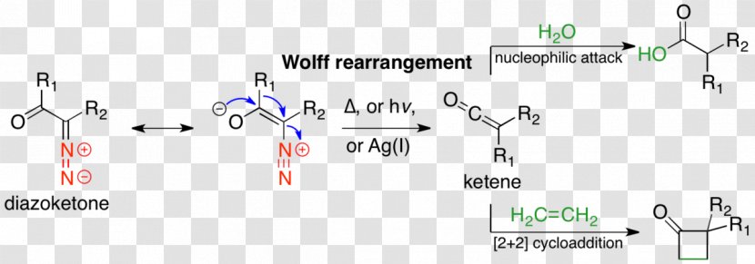Wolff Rearrangement Reaction Chemistry Arndt–Eistert Chemical - Text - Brief Introduction Transparent PNG