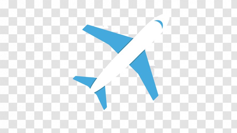Aircraft Logo Airplane Brand Design - Turquoise Transparent PNG