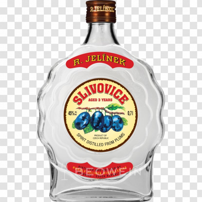 Slivovitz Distilled Beverage Vizovice Common Plum Brandy - Drink Transparent PNG