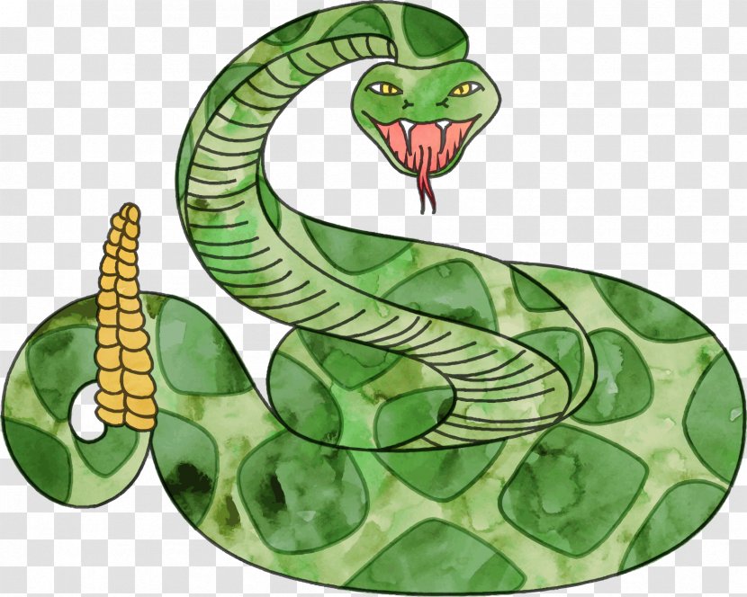 Rattlesnake Vipers Clip Art - Watercolor Painting - About Us Transparent PNG
