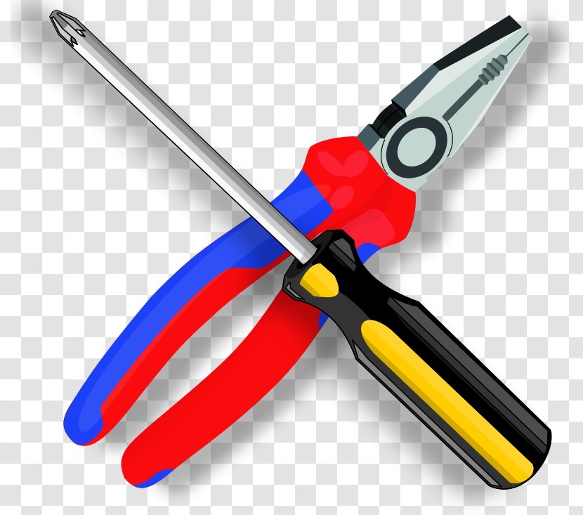 Carpenter Tool Clip Art - Lineman S Pliers - Screwdriver Transparent PNG