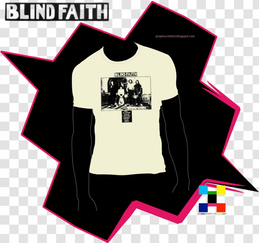 T-shirt Blind Faith Logo Illustration Outerwear - Brand - Aerosmith Transparent PNG