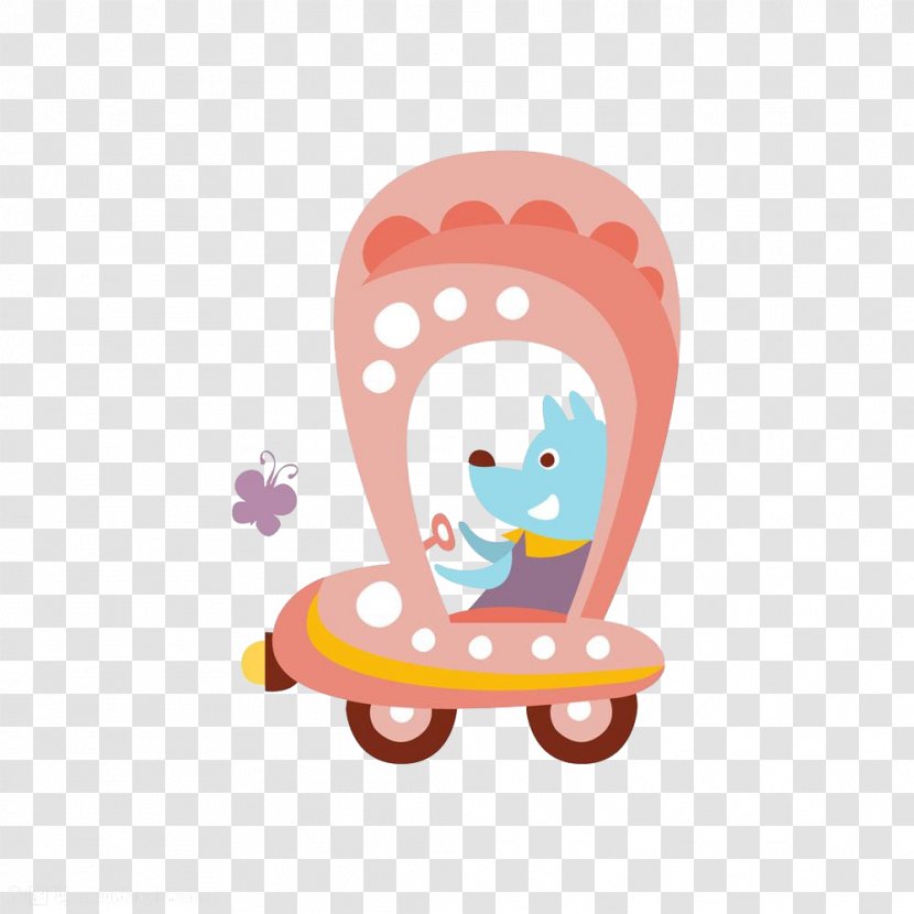 Drawing Royalty-free Stock Illustration - Photography - Cute Cartoon Puppy Driving Transparent PNG