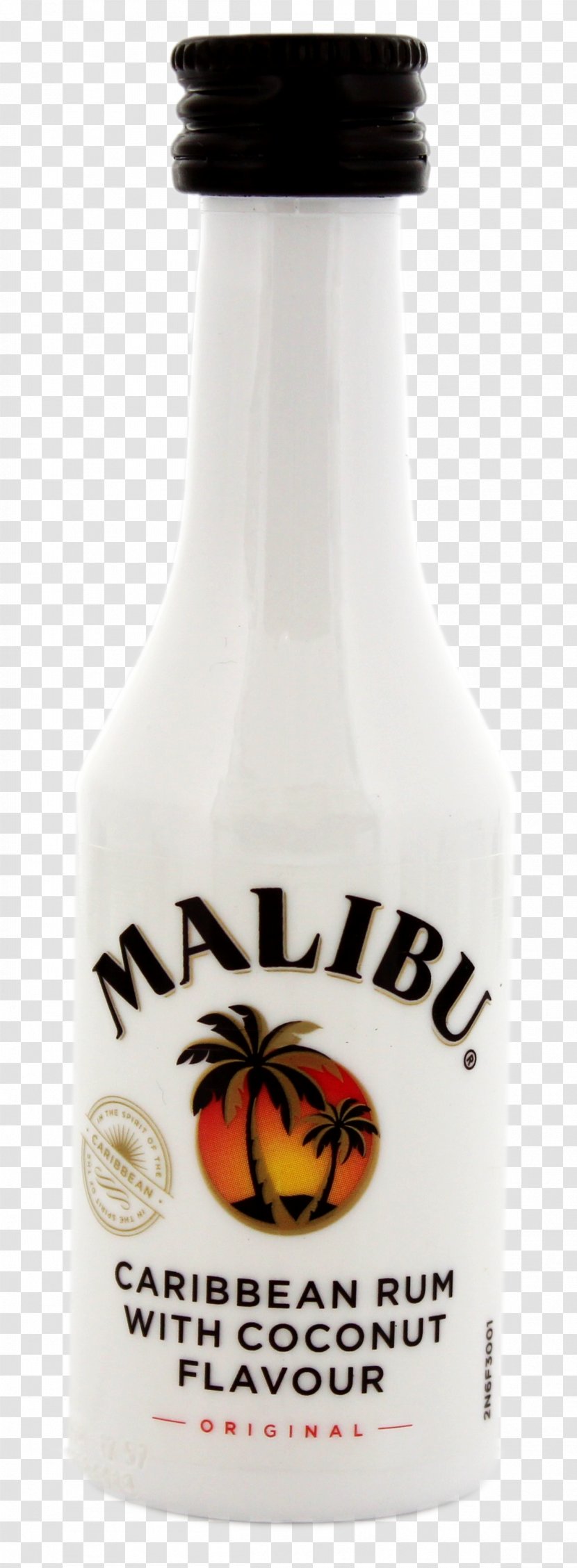 Liqueur Malibu Rum Distilled Beverage Piña Colada - Bottle - Beer Transparent PNG