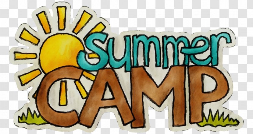 Summer Camp Logo - Paint - Text Transparent PNG