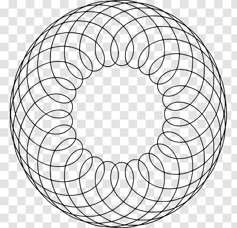 Circle Geometry Shape Drawing - Islamic Geometric Patterns - Circular Pattern Transparent PNG