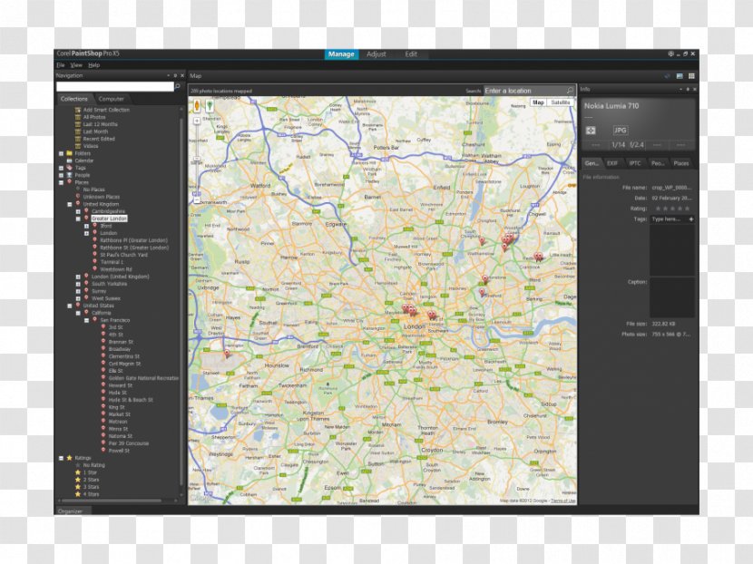 Screenshot - Geotagging Transparent PNG