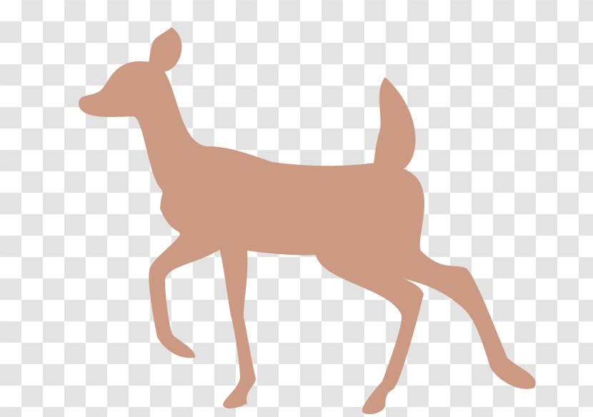 White-tailed Deer Reindeer Moose Silhouette - Mule Transparent PNG