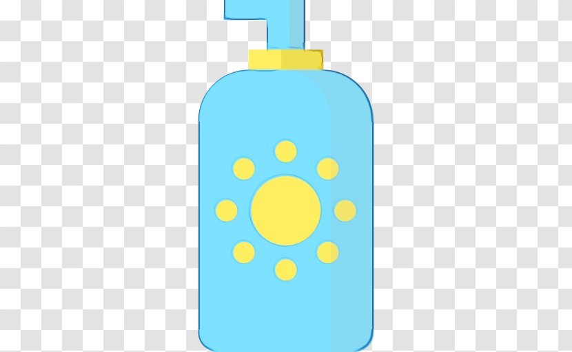 Water Bottles Product Design - Yellow - Aqua Transparent PNG