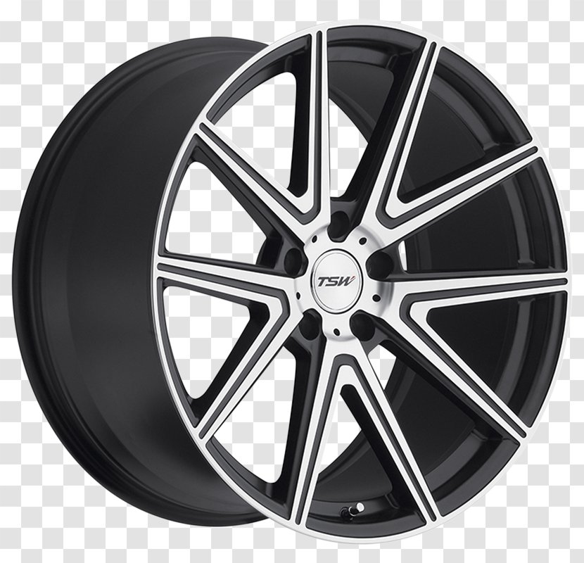 Car Alloy Wheel Rim Tire - Sizing Transparent PNG