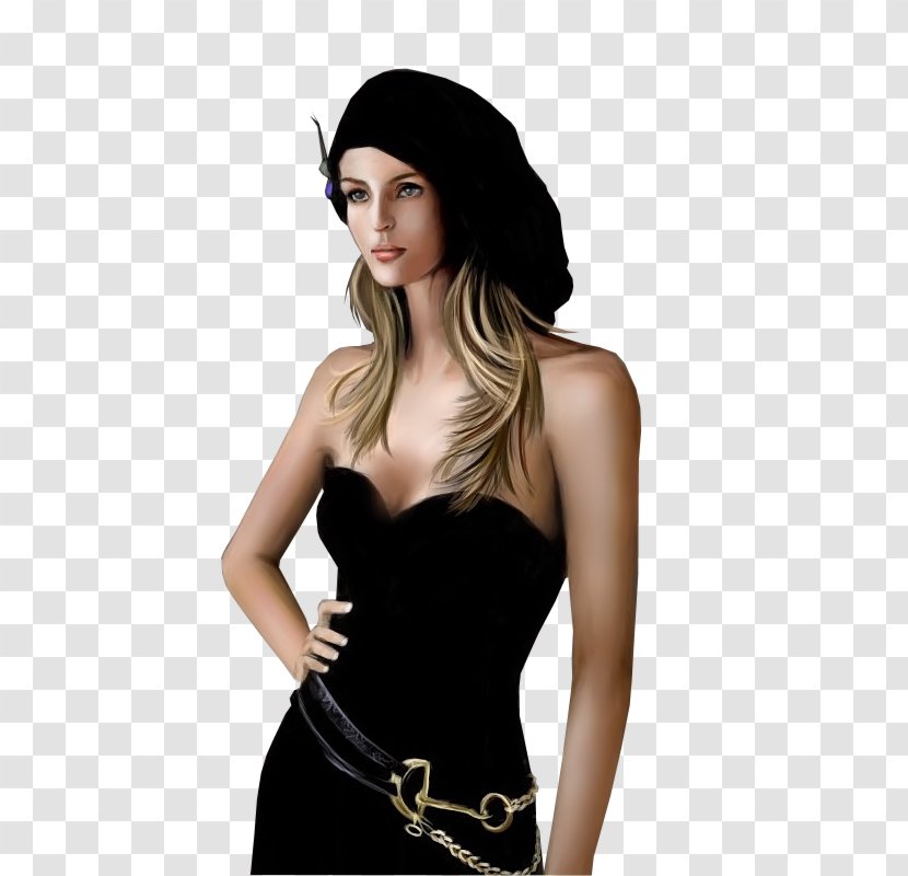 Portrait Woman Art Painting - Illustrator Transparent PNG