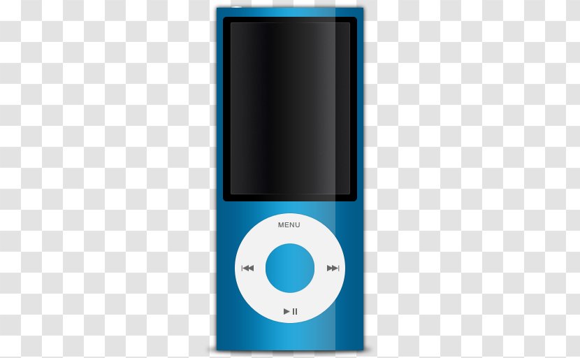 IPod Touch Shuffle Nano Classic - Ipod - Blue Apple Icon Transparent PNG