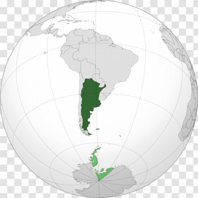 Argentina World Map Globe Infamous Decade - Americas Transparent PNG