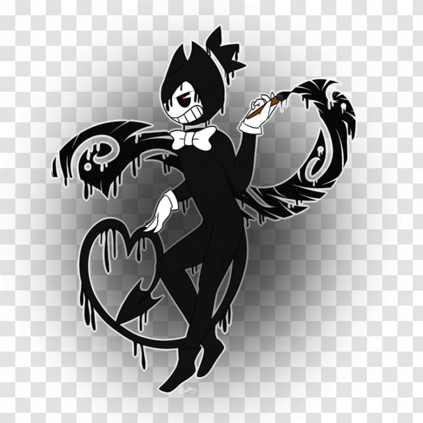 Bendy And The Ink Machine Tattoo Fallout Shelter Game - Fictional Character Transparent PNG