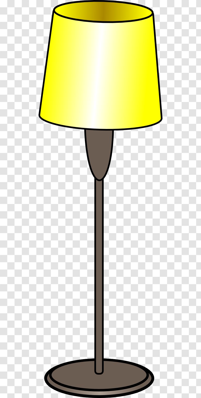 Table Lamp Floor Lighting Clip Art - Street Light - Tall Cat Cliparts Transparent PNG