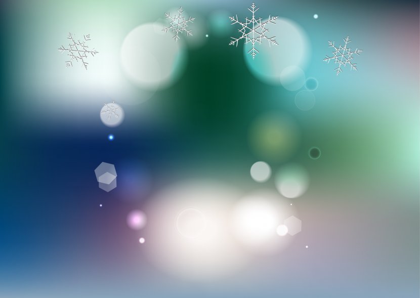 Light Circle Halo - Circular Snowflake Background Transparent PNG