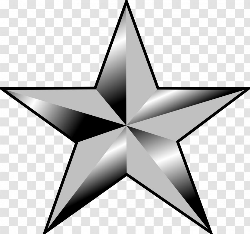 Brigadier General Military Rank Major - Monochrome Photography - 5 Star Transparent PNG