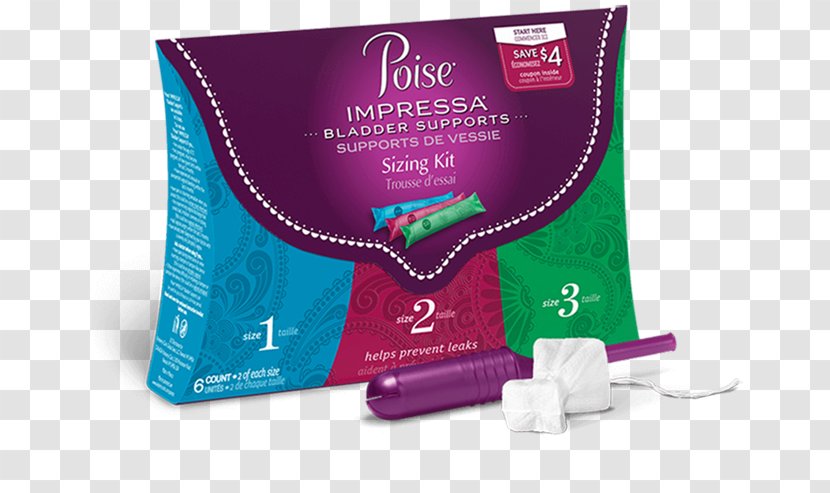 Urinary Incontinence Bladder Pad Stress Poise Impressa Supports Sizing Kit - Casseroles Easter Lunch Transparent PNG
