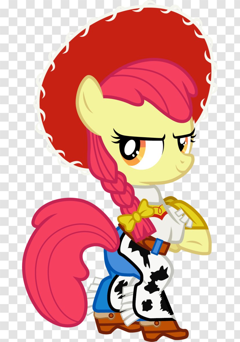 Apple Bloom Jessie Applejack Equestria - Watercolor - Toy Story Transparent Transparent PNG