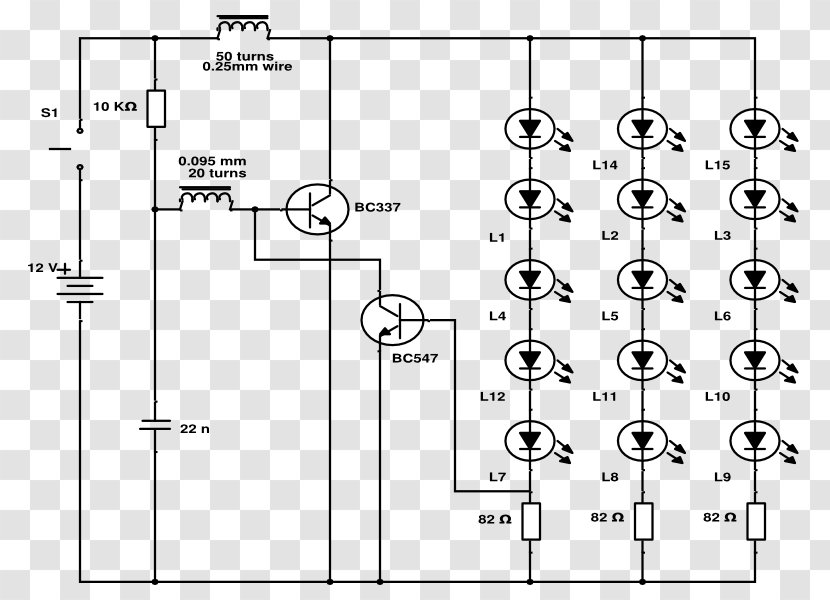 Paper Drawing White Point /m/02csf - Number - Led Circuit Transparent PNG