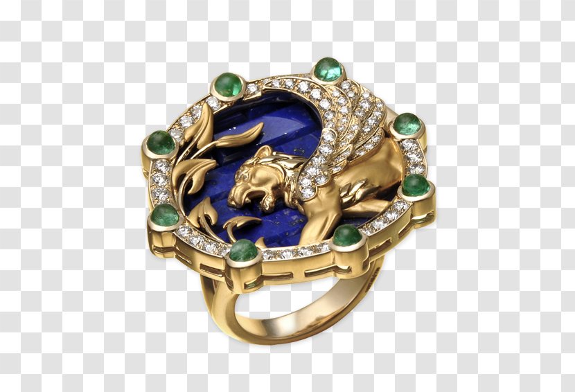 Ishtar Gate Ring Emerald Jewellery Diamond - Sapphire Transparent PNG
