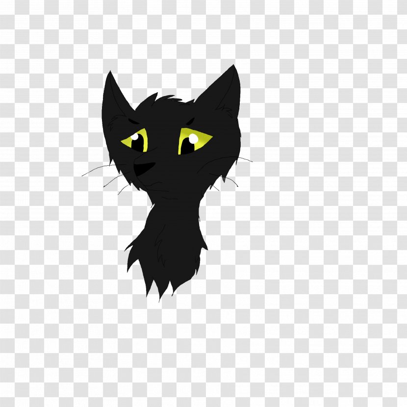 Black Cat Kitten Whiskers Domestic Short-haired - Short Haired Transparent PNG