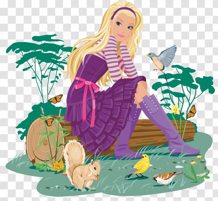 Barbie Doll Clip Art - Mythical Creature Transparent PNG