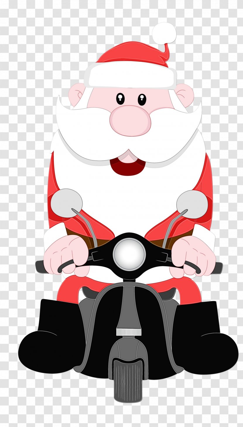 Santa Claus - Paint - Christmas Cartoon Transparent PNG