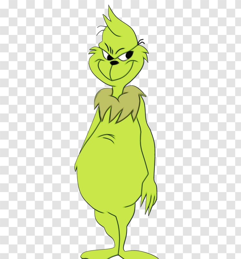 The Grinch Cartoon - Christmas Day - Costume Fictional Character Transparent PNG