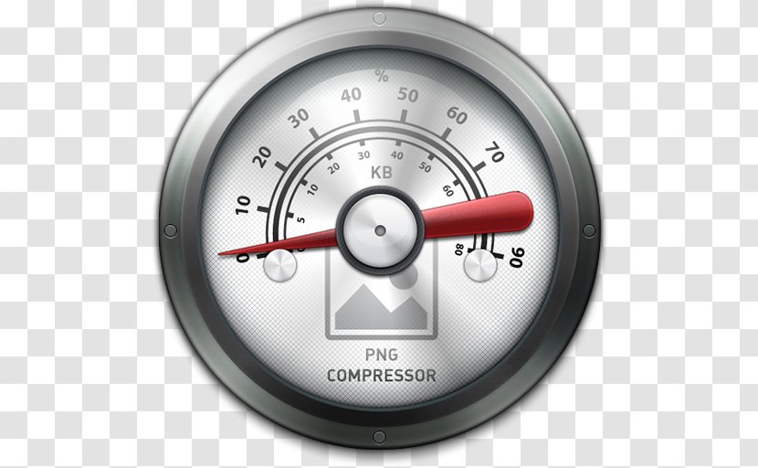 Compressor Data Compression - Speedometer - Apple Transparent PNG