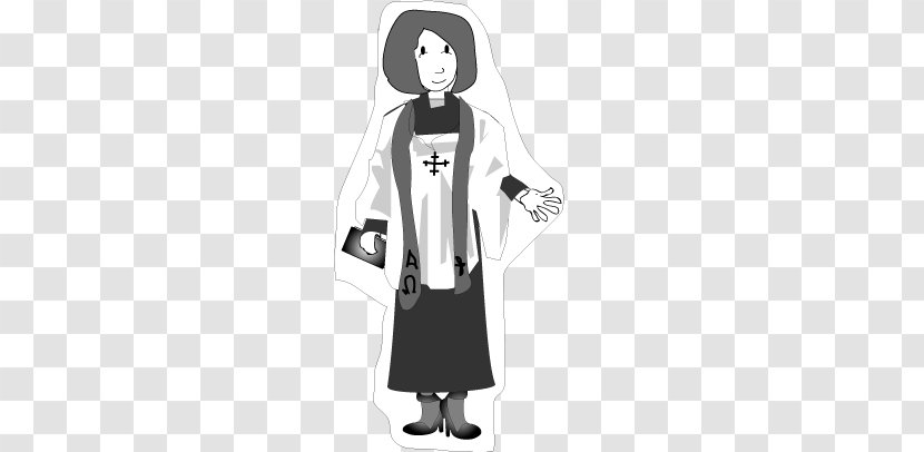 Pastor Preacher Minister Clergy Clip Art - Silhouette - Reverent Cliparts Transparent PNG