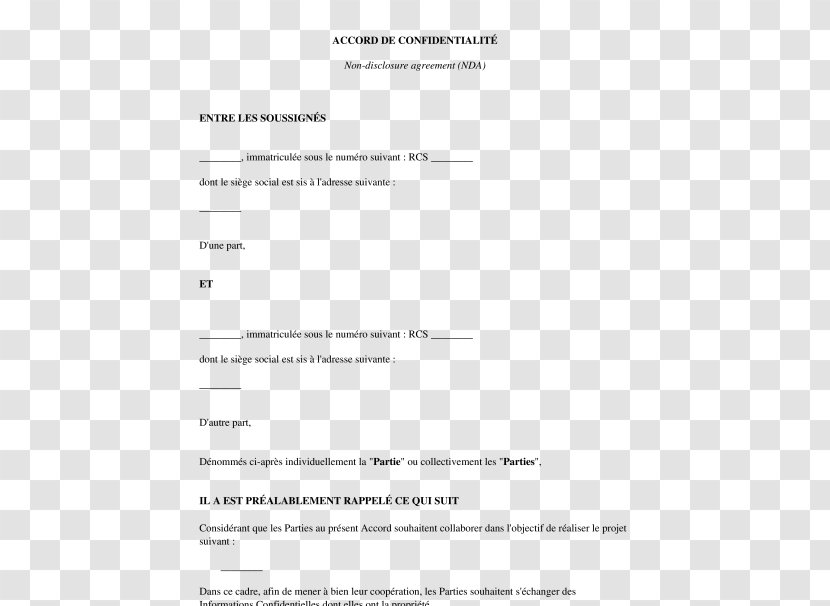 Contract Doctor Of Philosophy Information Research Non-disclosure Agreement - Text - The Seven Wonders Transparent PNG