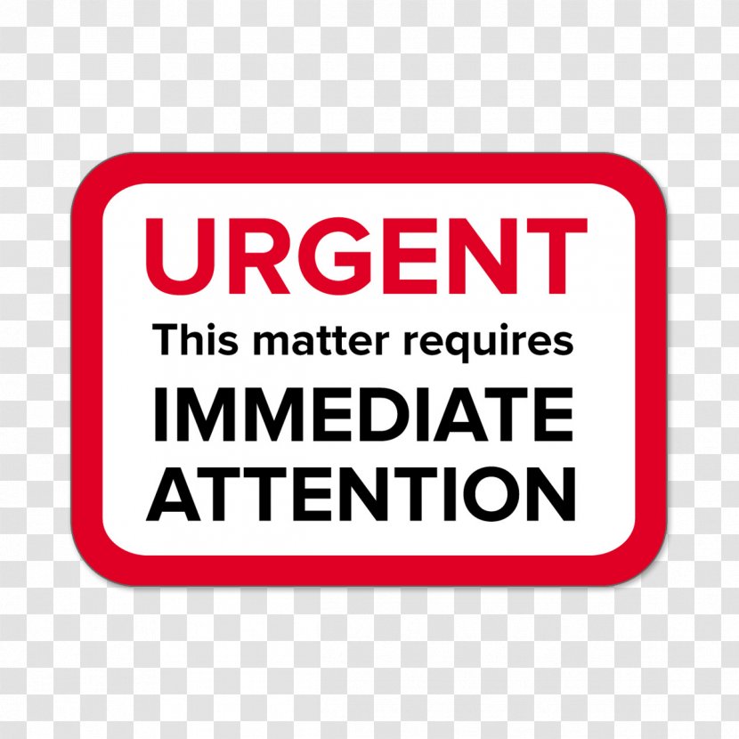 Urgent Care Health Organization Disease Medicine - Rectangle - Attention Transparent PNG