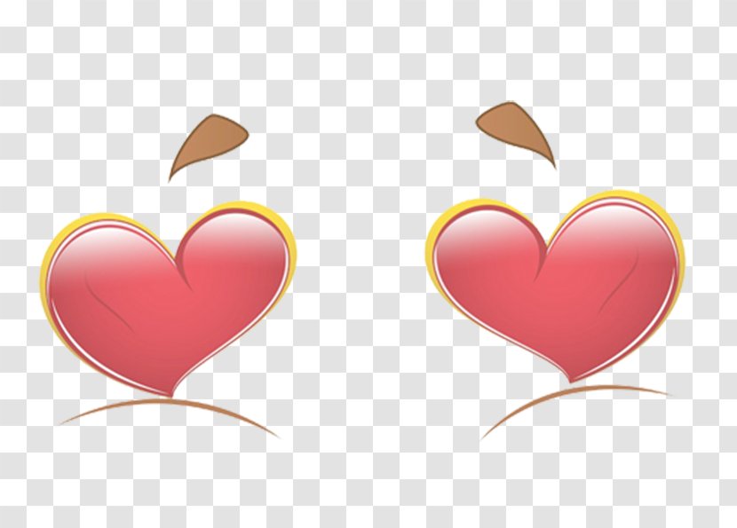 Heart Eye Love - Cartoon Eyes Transparent PNG