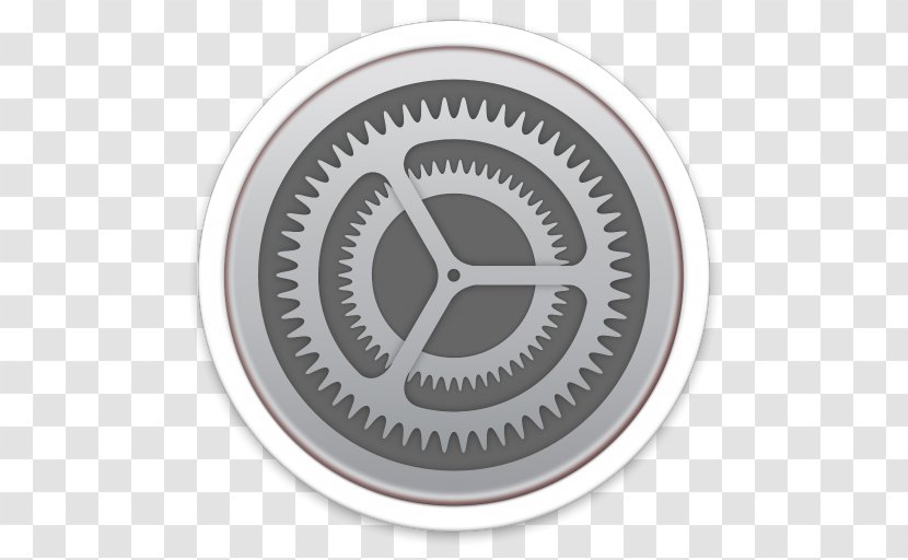 Hardware Wheel Spoke Font - Iphone - Settings Transparent PNG